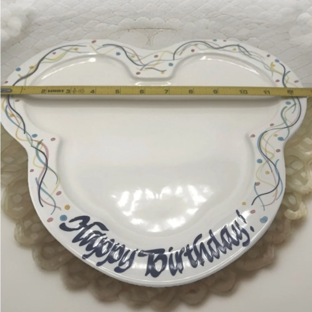 Mickey Mouse Disney “ Happy Birthday” Plate
